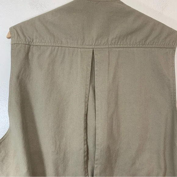 North Bay‎ Khaki Vest Adult  Small  Hiking Fishing Utility Pockets 100% Cotton - Picture 7 of 15